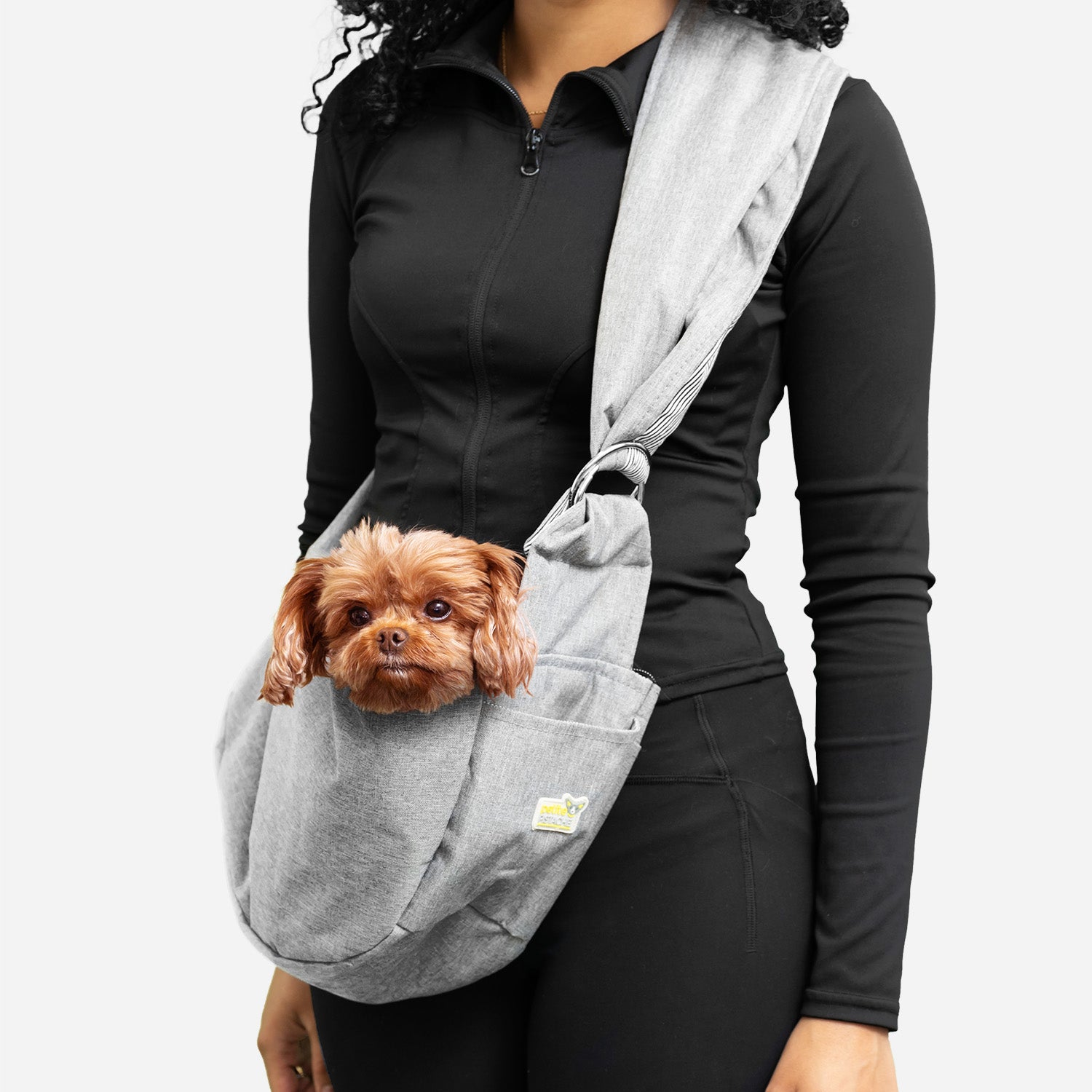 Écharpe de transport pour chien, gris