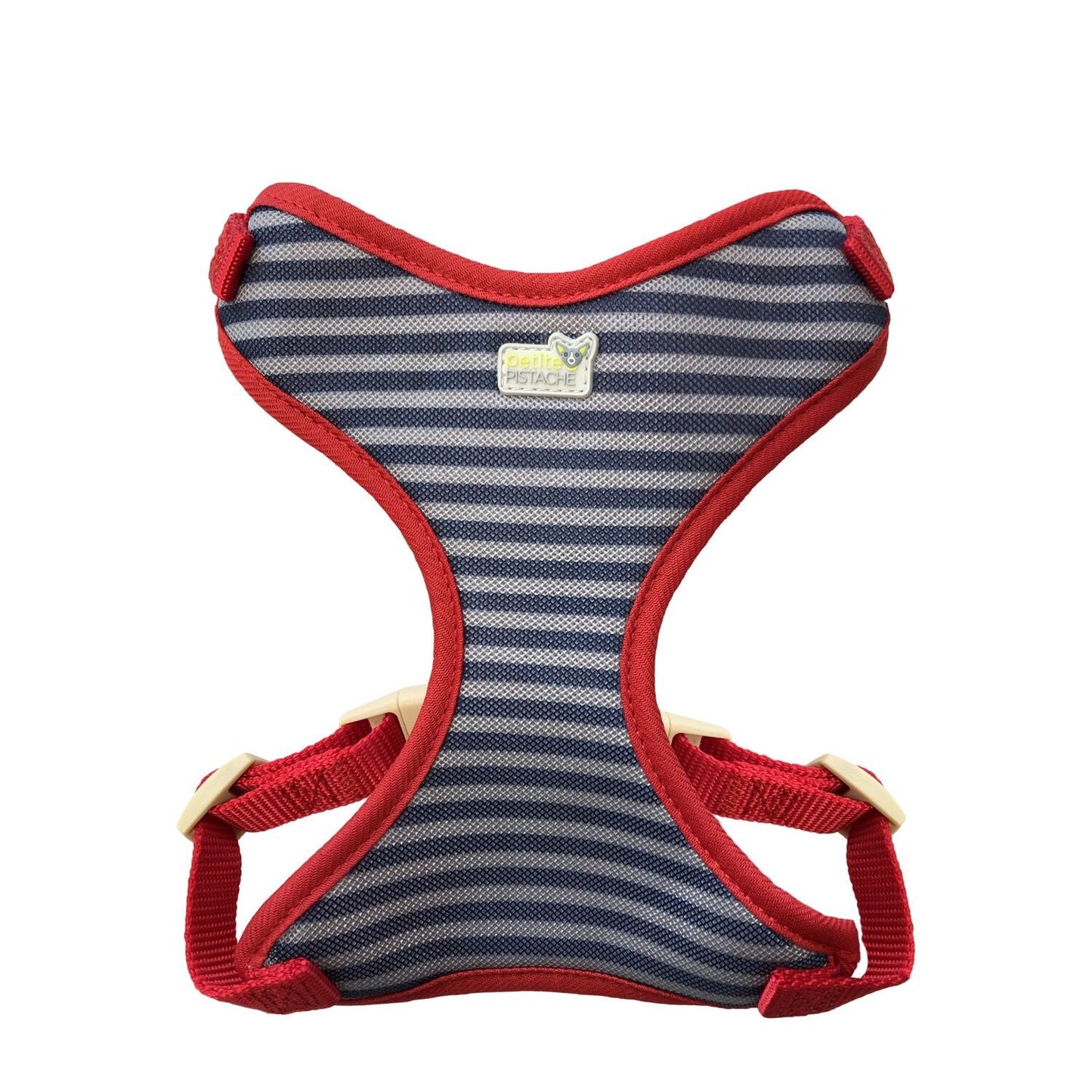 Petite Pistache Adjustable Harness for Very Small Dogs, Stripes