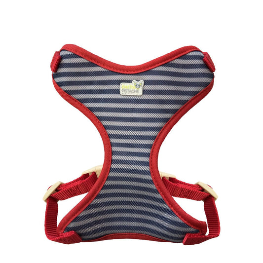 Petite Pistache Adjustable Harness for Very Small Dogs, Stripes