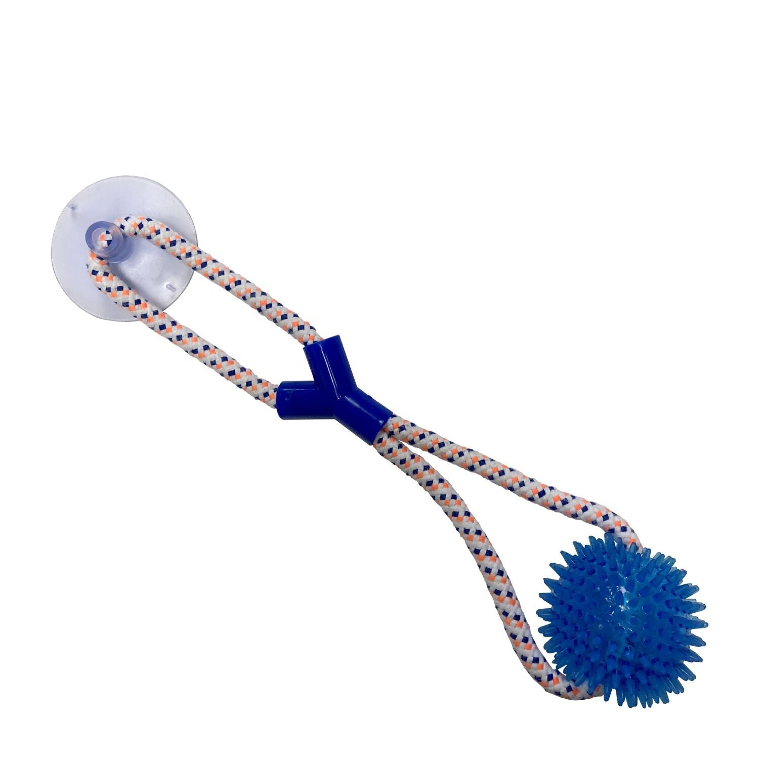 Balle interactive pour chien avec ventouse